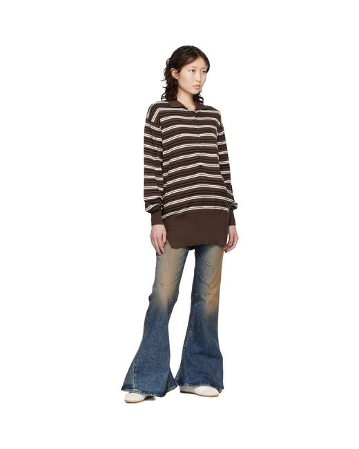 Renaissance Renaissance Black Marla Long Sleeve Polo