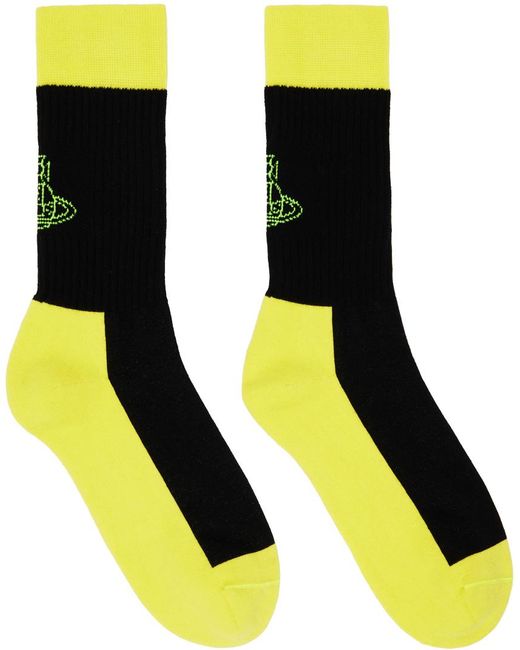 Vivienne Westwood Black Viviee Westwood Sporty Socks for men