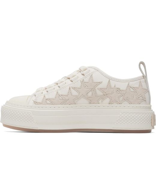 Amiri White Stars Court Low Sneakers
