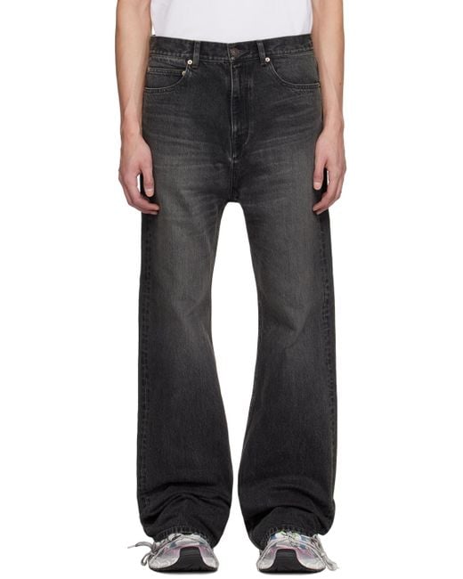 Balenciaga Black Flared Jeans for men