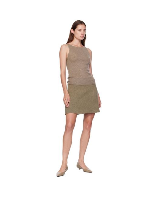 Lisa Yang Multicolor Taupe Lynette Tank Top