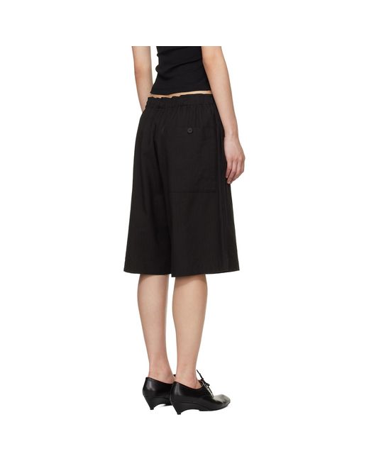 Studio Nicholson Black Demba Shorts