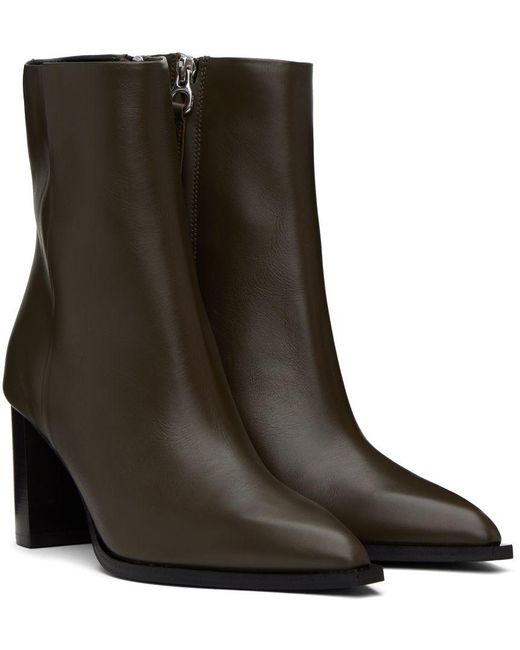 Assembly Aeyde Brown Gloria Boots | Lyst