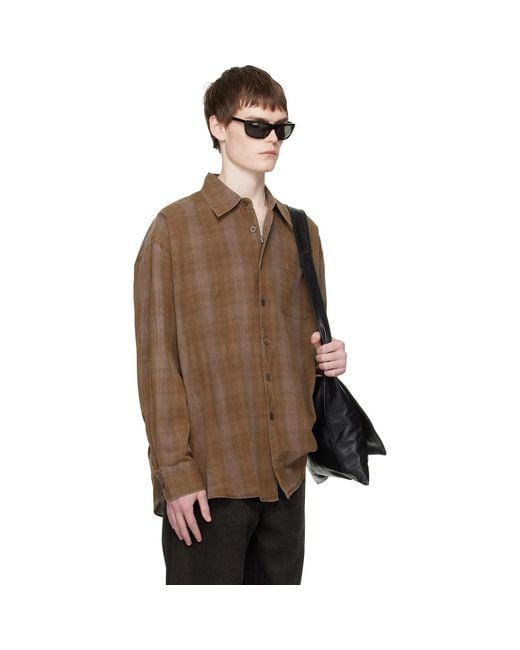 Our Legacy Multicolor Borrowed Shirt for men
