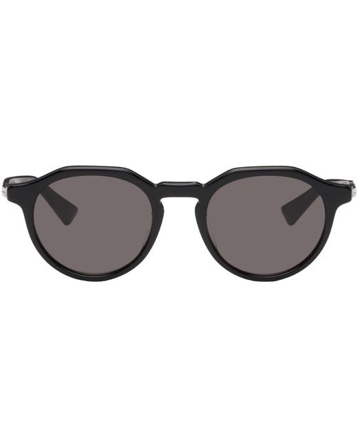 Bottega Veneta Black Forte Panthos Sunglasses for men