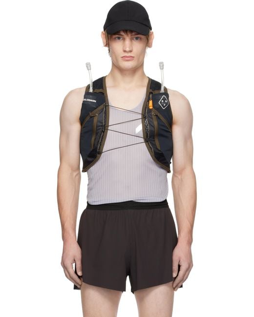 Pas Normal Studios Black Salomon Edition Active Skin 12 Hydration Vest for men