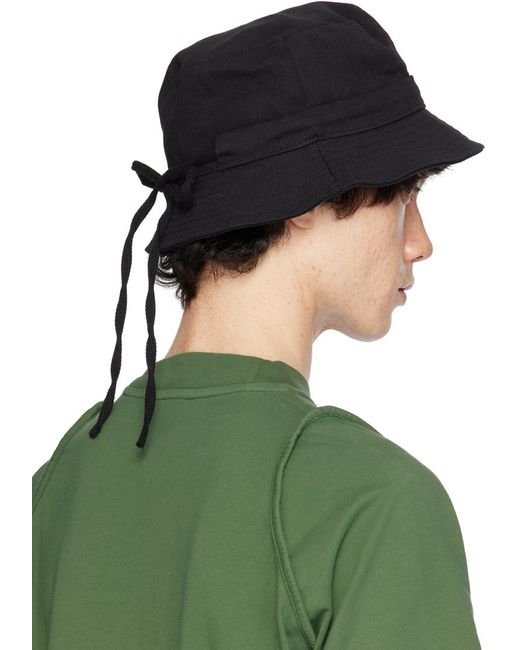 Jacquemus Green Black Les Classiques 'le Bob Gadjo' Bucket Hat for men