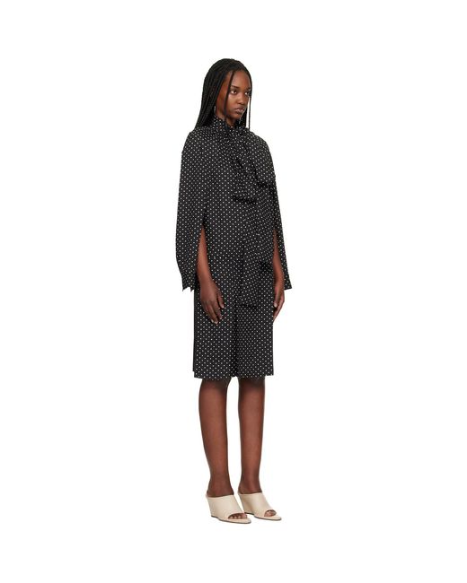 Commission Black Double Minidress