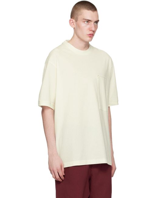 Y-3 White Off- Workwear T-shirt for men
