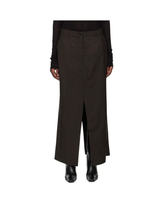 Holzweiler Black Kiko Maxi Skirt