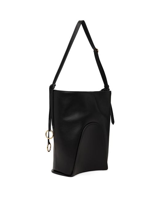 Alaïa Black Hip Small Bucket Bag