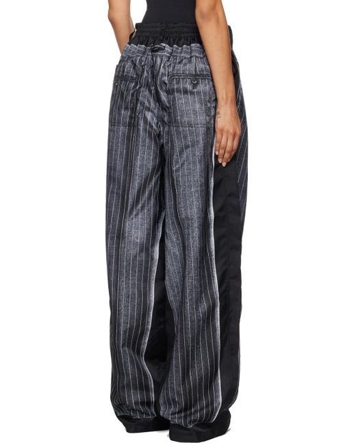 Jean Paul Gaultier Black 'The Trompe-L'Œil' Trousers