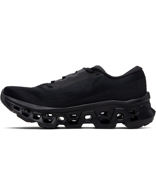 On Shoes Black Cloudmster 3 Sneakers for men