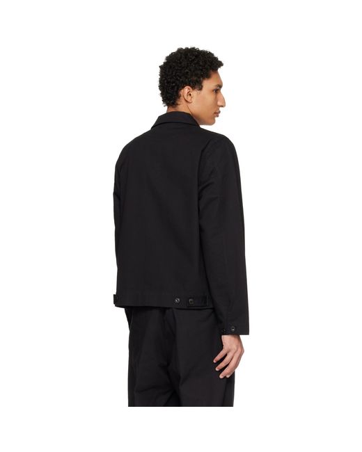 Merz B. Schwanen Blue Zipped Twill Jacket for men