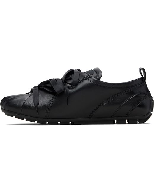 Simone Rocha Black Ballerina Grip Sneakers for men