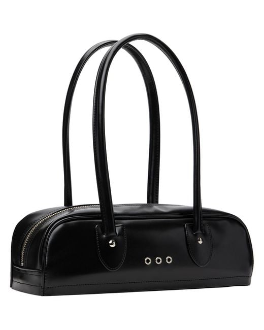 Comme des Garçons Black Synthetic Leather Shoulder Bag