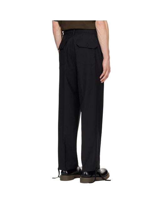 Sacai Black Suiting Trousers for men