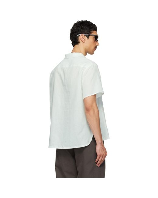 Post Archive Faction PAF White Vacation Archive Shirt for men