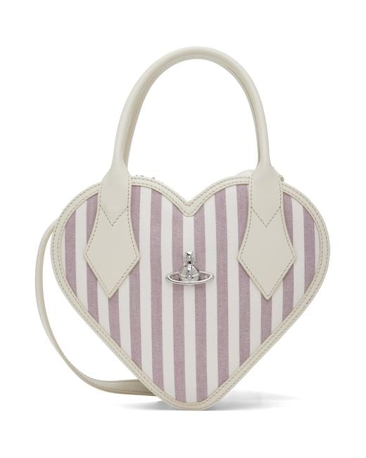 Vivienne Westwood Multicolor Off- & Josephine Heart Crossbody Bag