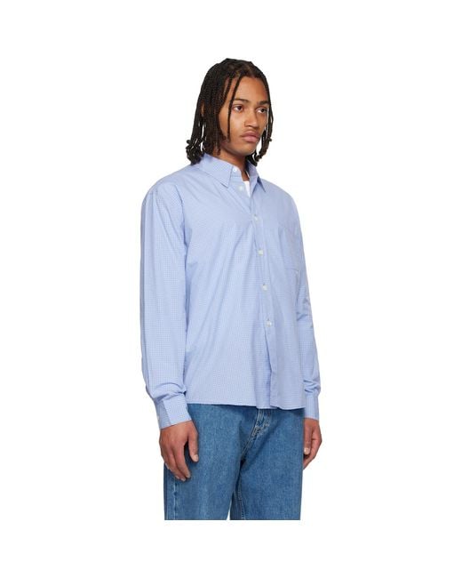 Our Legacy Blue Beyond Bd Shirt for men