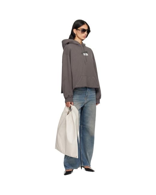 MM6 by Maison Margiela Blue Wide-Leg Jeans