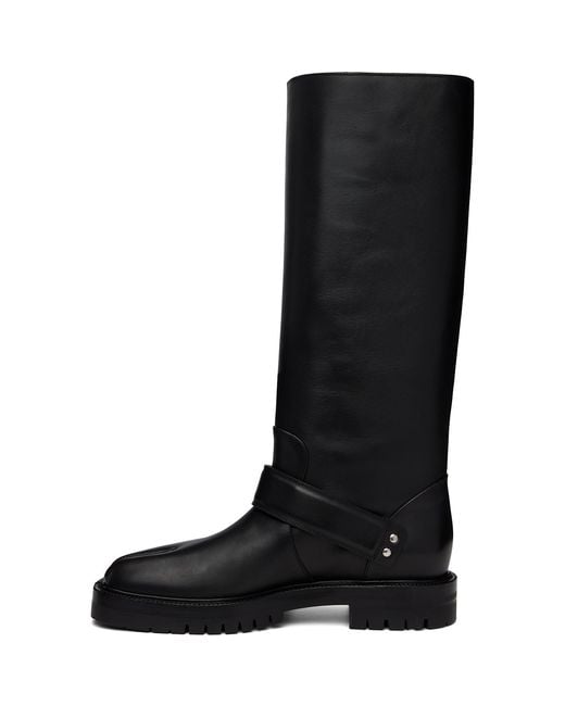 Maison Margiela Black Tabi County Knee Boots for men