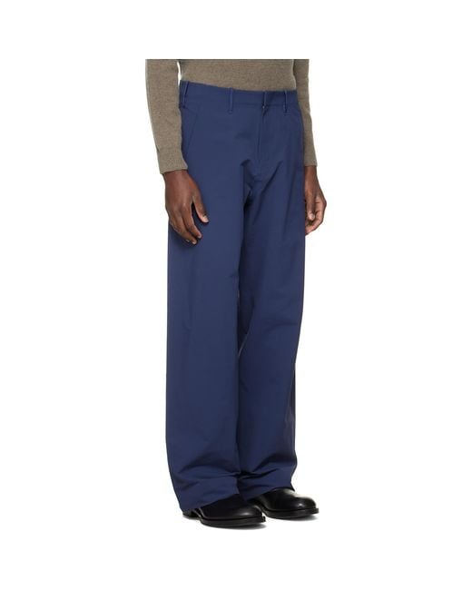 Veilance Blue Corbel Trousers for men