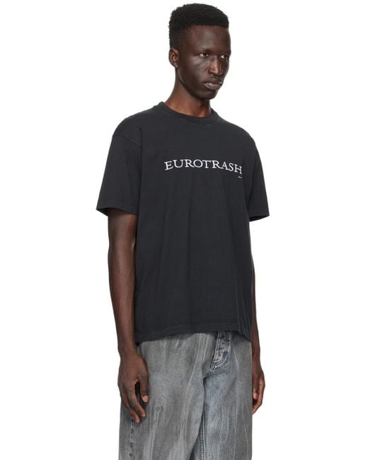 Eytys Black Leon T-shirt for men