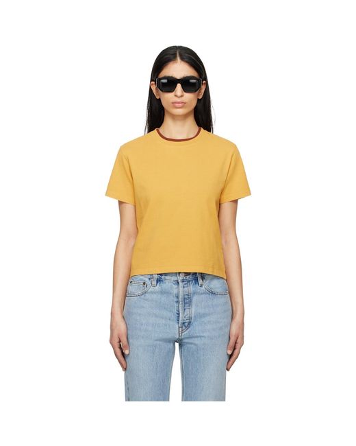 Still Here Yellow Ssense Exclusive 'the Shirt' T-shirt