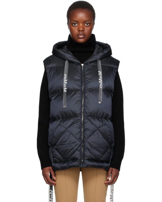 max mara padded vest