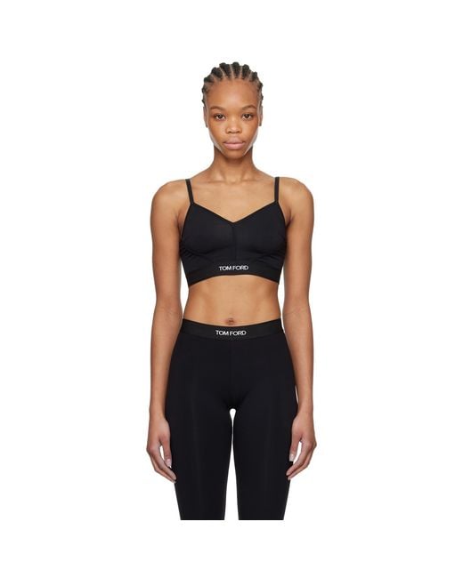 Tom Ford Black Modal Signature Bra