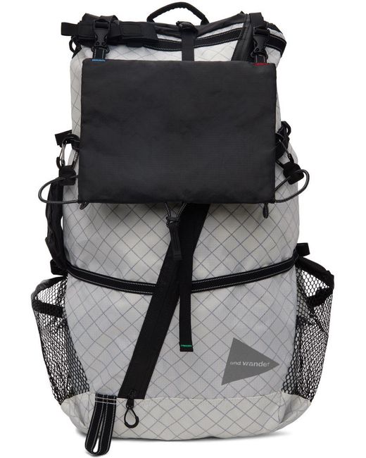 and wander White 40l Backpack in Black for Men | Lyst