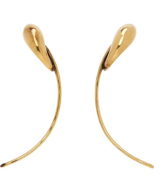 Khaite Metallic Cyclone Earrings
