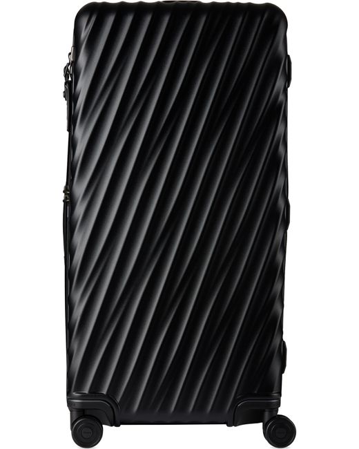 Tumi Black Large Rolling Trunk Suitcase for men