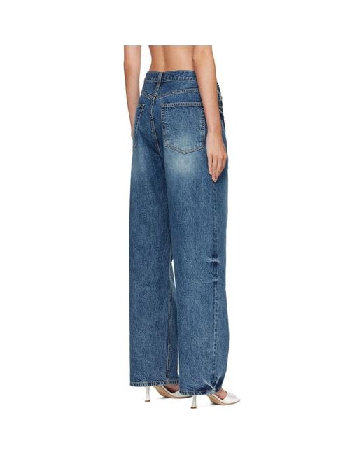 R2W Blue Edric Straight Jeans