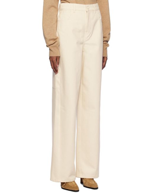 Max Mara White Segnale High-rise Wide-leg Jeans