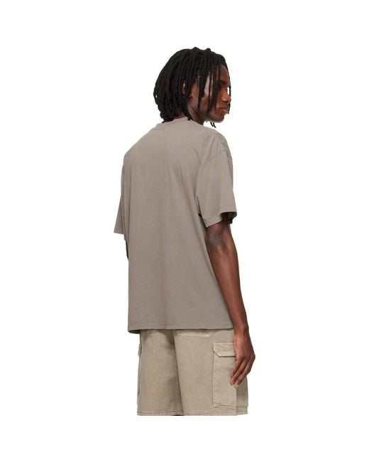 Represent Brown Western Initial T-Shirt for men