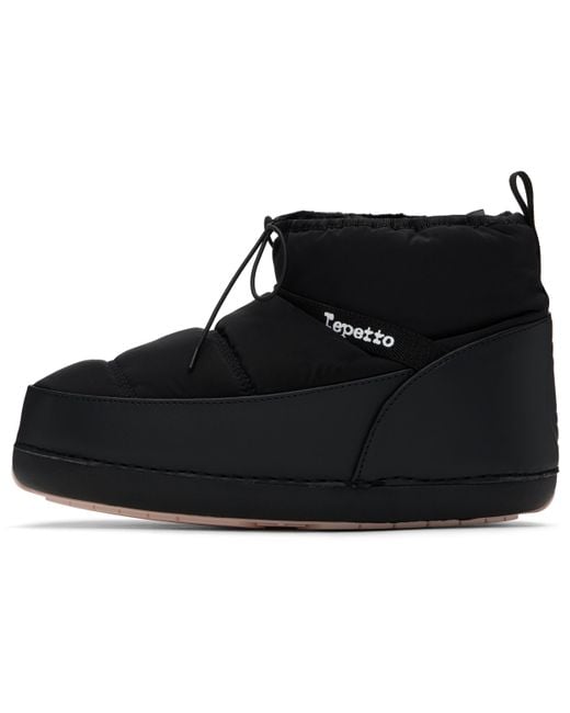 Repetto Black Gentiane Ankle Boots