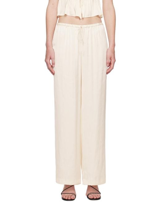 Bec & Bridge White Delphi Trousers