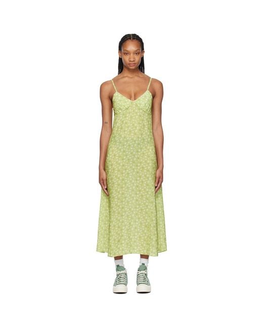 Maison Kitsuné Black Strap Maxi Dress