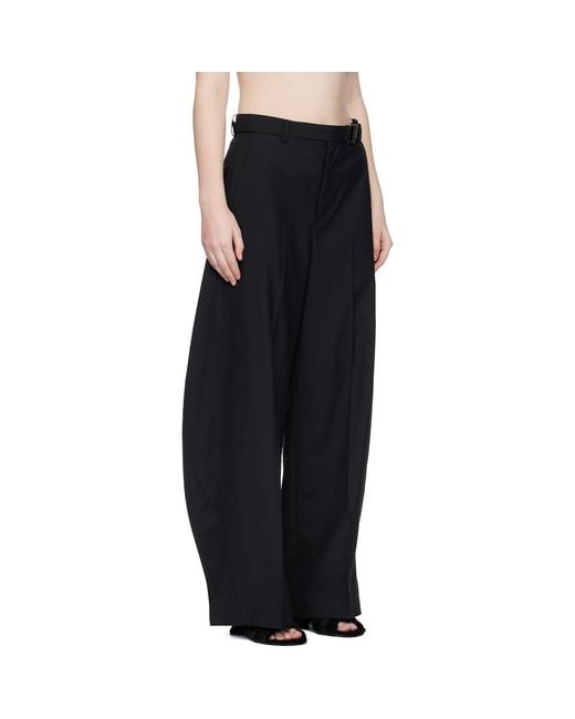 Sacai Black Suiting Trousers