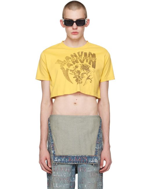 Lanvin Orange Yellow Future Edition T-shirt for men