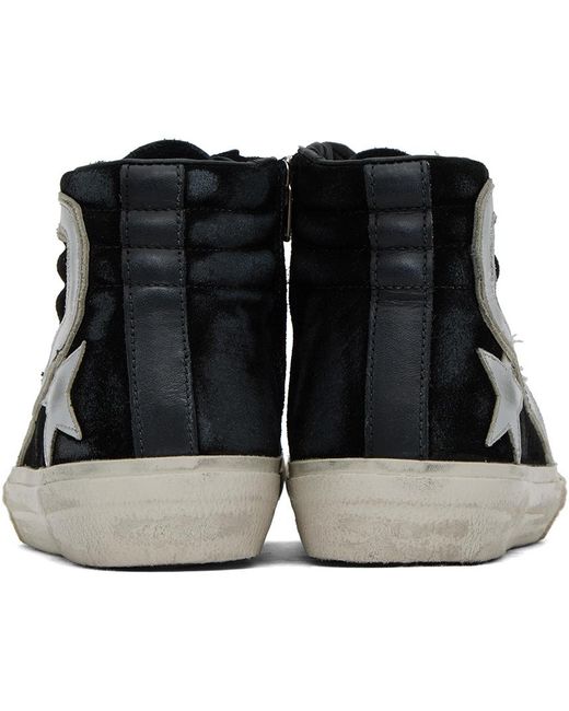 Golden Goose Deluxe Brand Ssense Exclusive Black Slide Sneakers