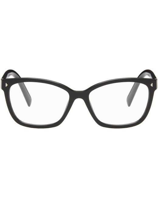Prada Black Square Glasses