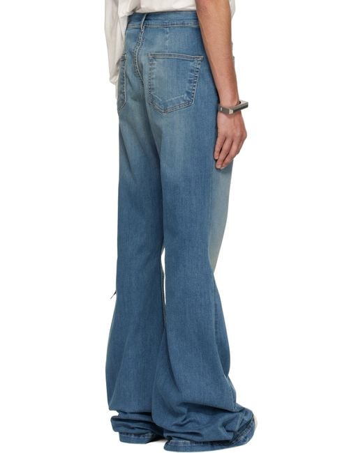 パンツ rick owens bolan bootcut sky blue denim Rick Owens Bolan Bootcut Pants - Sky | Garmentory