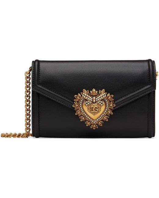 Dolce & Gabbana Dolce&gabbana Black Mini Devotion Bag