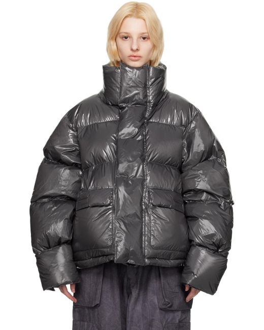 Entire studios Pfd V2 Down Jacket in Gray | Lyst