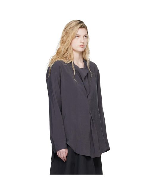 Studio Nicholson Black Pampa Blouse
