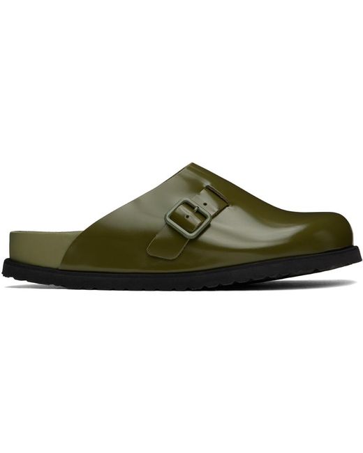 Birkenstock Khaki 33 Dougal Sandals in Black for Men Lyst UK