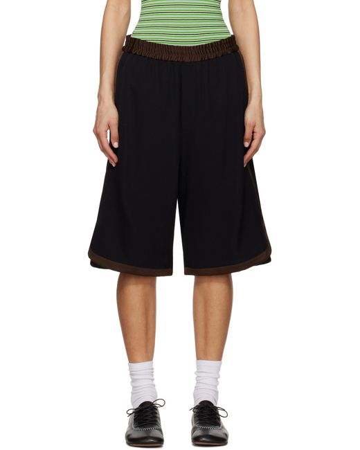Wales Bonner Black Ossie Shorts